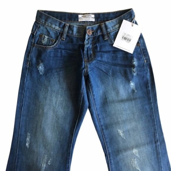 One Teaspoon Free People Jeans 22 XXS NWT Westender Flare Festival Boho Travel - Picture 5 of 15